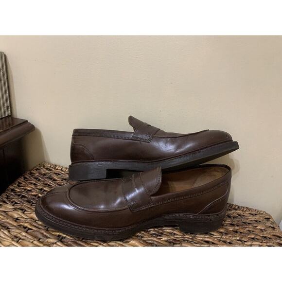Allen Edmonds Men's Denali Brown Penny Loafers size 10 Barely Used Old Money - Picture 3 of 10